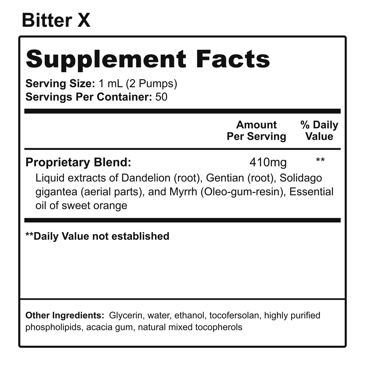 Bitter X