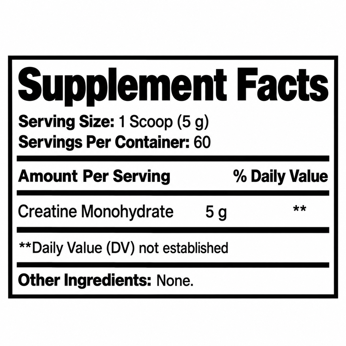 Creatine Monohydrate